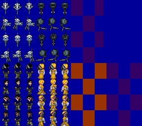 The two robots are originals by Sarg. The cyborgs are made with Charas and modified by Sarg